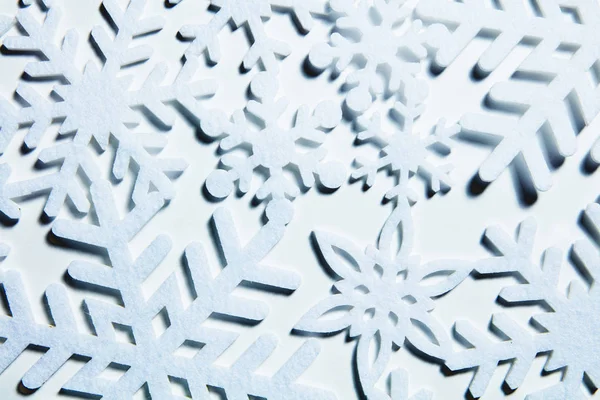 Verschillende sneeuwvlokken patroon — Stockfoto