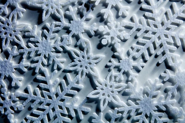 Diferente padrão de flocos de neve — Fotografia de Stock