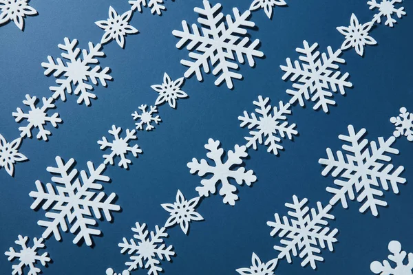 Padrão flocos de neve decorativos — Fotografia de Stock