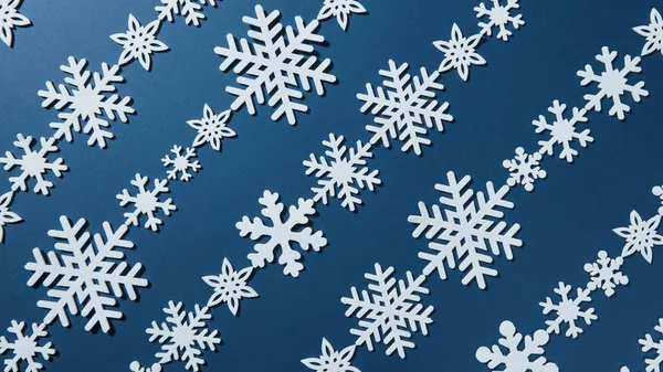 Decorative snowflakes pattern — Stock Photo, Image