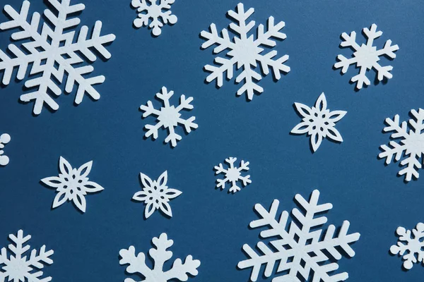 Dekorativa snöflingor mönster — Stockfoto