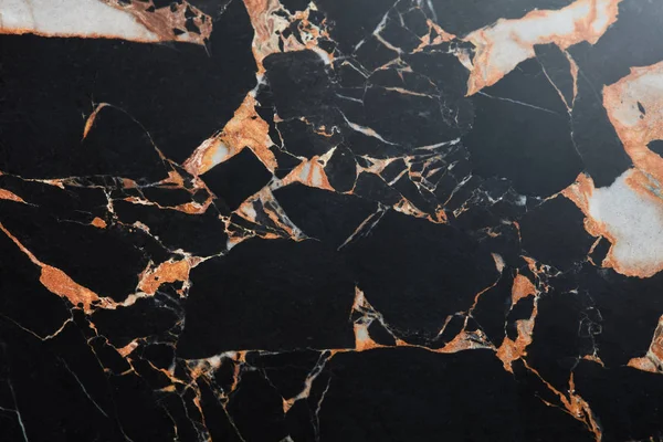 Siyah mermer doğal desen — Stok fotoğraf