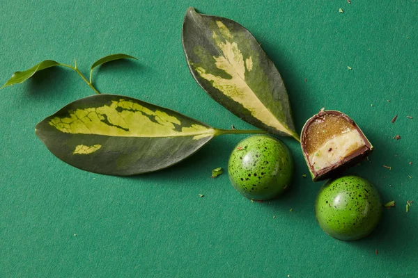 Красиві зелений цукерки — стокове фото