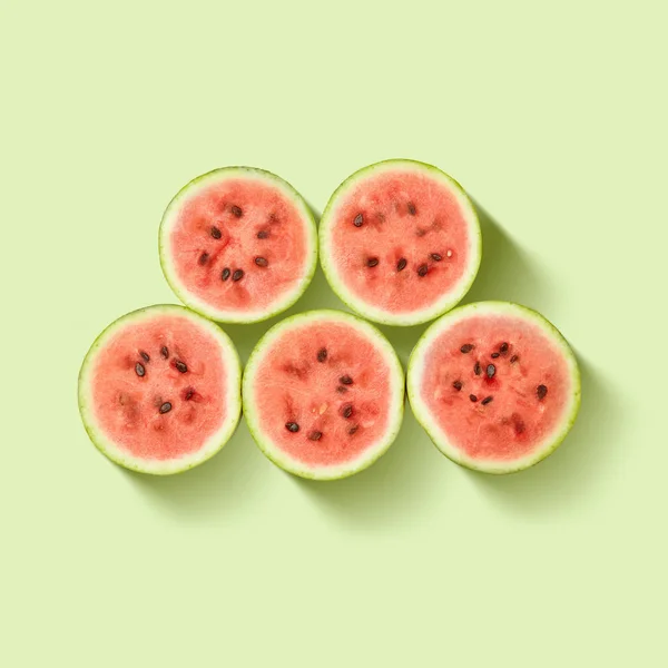 Fatias de melancia vermelha — Fotografia de Stock