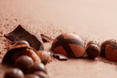 lezzetli çikolata şekerleme