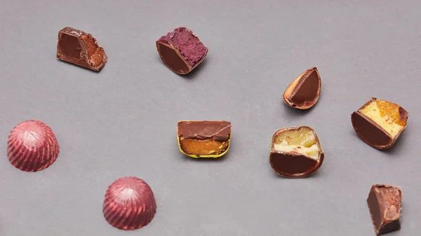 Dulces de chocolate de lujo —  Fotos de Stock