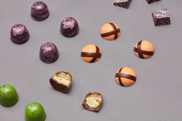 Luxus-Schokoladenbonbons — Stockfoto
