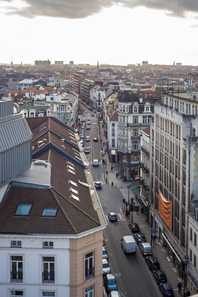 Brussel cityscape havadan görünümü — Stok fotoğraf