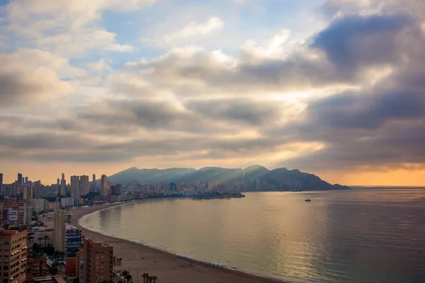 Vista dalla città di Benidorm — Foto Stock