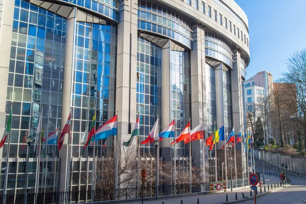 Budynek Parlamentu Europejskiego — Zdjęcie stockowe