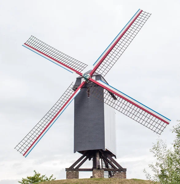 Wind mill Sint Janshuismolen — Φωτογραφία Αρχείου