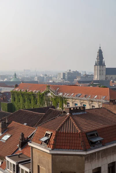 Brüksel'in panoramik görünüm — Stok fotoğraf