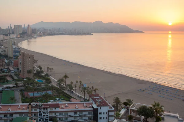 Vista dalla città di Benidorm — Foto Stock