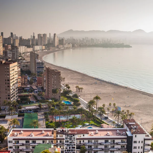 Vista dalla città di Benidorm — Foto Stock