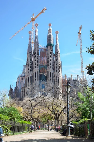 La sagrada familia için Barselona — Stok fotoğraf