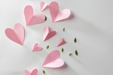 kalpleri ve yaprakları desen