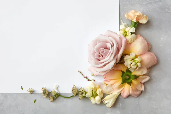 花のフレーム — ストック写真