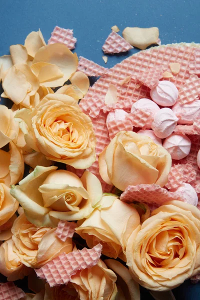 Krásná skladba růží — Stock fotografie