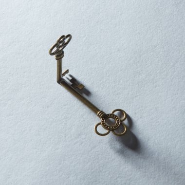 beyaz kağıt üzerinde Vintage tuşları