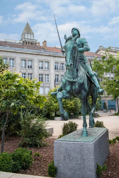 Reiterstandbild von Joan of Arc — Stockfoto