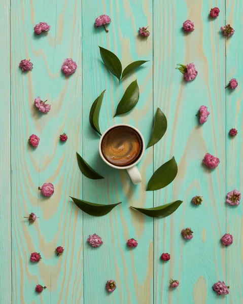 Kopje zwarte koffie — Stockfoto