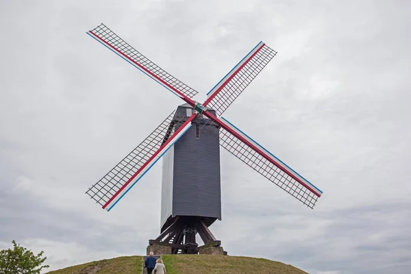 Windmill Sint Janshuismolen — Stock Photo, Image