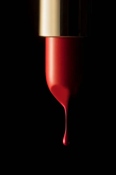 Red melting lipstick — Stock Photo, Image