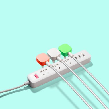 Elektrik fişleri ve uzatma kablosu