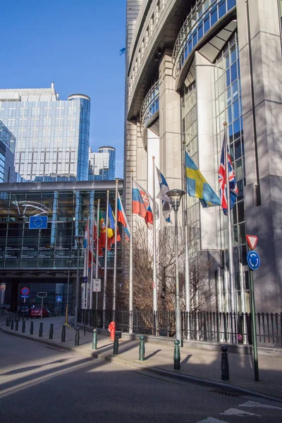 Parlamento Europeo en Bruselas — Foto de Stock