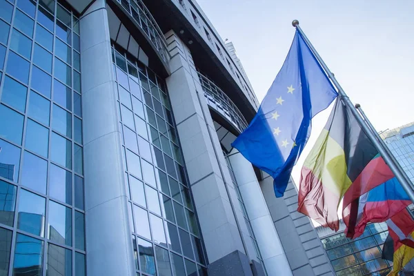 Europäisches Parlament in Brüssel — Stockfoto