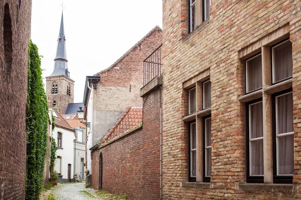 Bruges középkori épületek — Stock Fotó