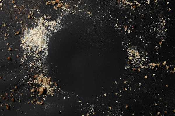 撒上面粉的框架 — 图库照片