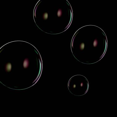 big soap bubbles