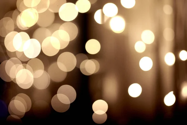 Luces doradas bokeh —  Fotos de Stock