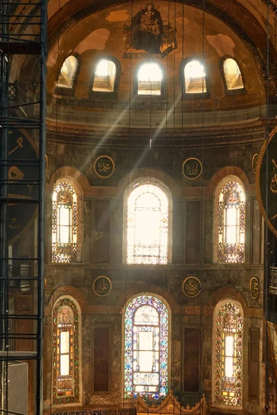 Interior de Hagia Sophia en Estambul — Foto de Stock