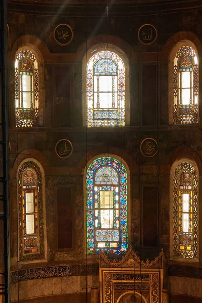 Interior de Hagia Sophia en Estambul — Foto de Stock