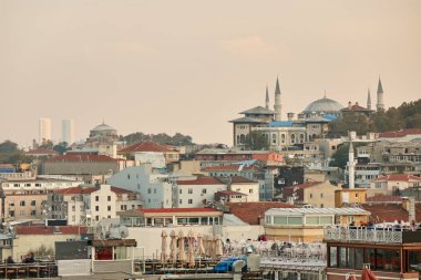 panoramik şehir, İstanbul 'un modern evlerin