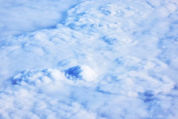 Όμορφα Σύννεφα Στον Γαλάζιο Ουρανό Φύση Φόντο — Φωτογραφία Αρχείου