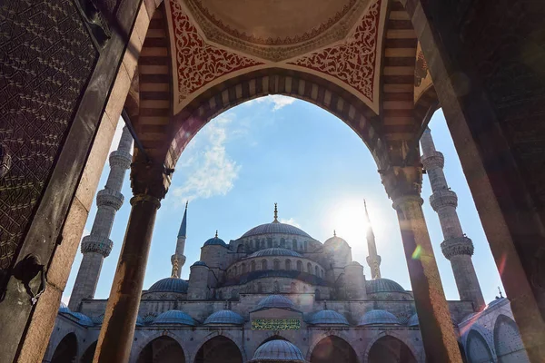Portões Antigos Mesquita Azul Istambul Turquia — Fotografia de Stock