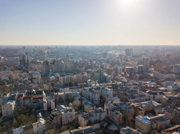 キエフ都市建築の航空写真 — ストック写真