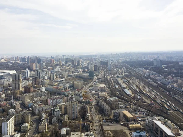 Stad Van Kiev Moderne Architectuur Station Oekraïne — Stockfoto