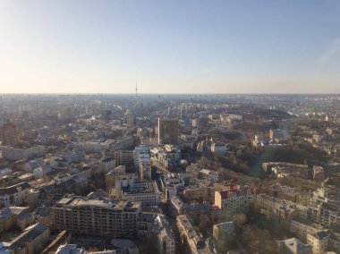 panoramik Vozdvizhenka bölgesinde Kiev, Ukrayna