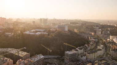panoramik Vozdvizhenka bölgesinde Kiev, Ukrayna