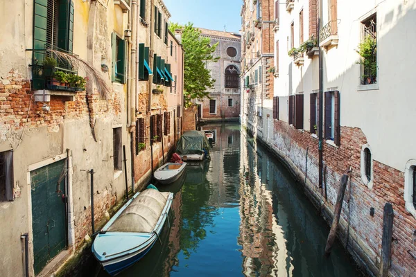 Venice Canal Scene Beautiful Venice Cityscape Famous Venice Scene Colorful — Stock Photo, Image