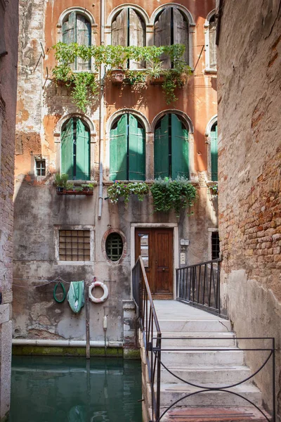 Bela Vista Dos Edifícios Tradicionais Venezianos Veneza Itália Europa Edifício — Fotografia de Stock