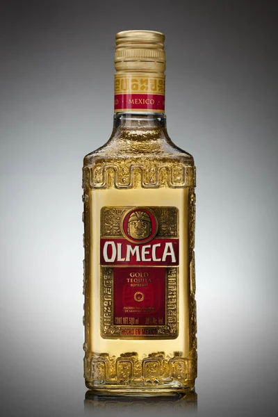Ukraine Kyiv Décembre 2012 Bouteille Olmeca Tequila Produite Jalisco Mexique — Photo