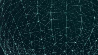 Engelleme teknolojisi, engelleme ağı ile soyut fütüristik arka plan. Karanlık bir arkaplanda internet sektörü için küresel dünya ağı ve iletişim teknolojisi.