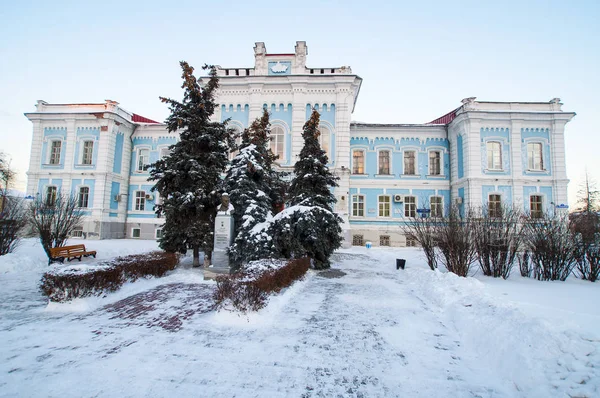 Tyumen, Russia, January 9, 2020: Κρατικό Αγροτικό Πανεπιστήμιο No — Φωτογραφία Αρχείου