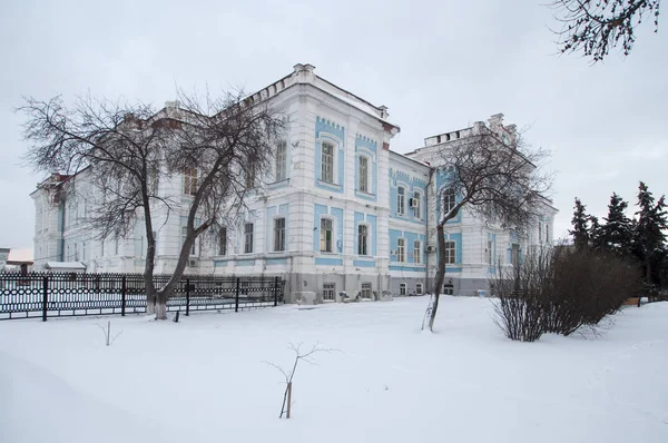 Tyumen, Rússia, 9 de janeiro de 2020: Universidade Estadual Agrária de No. — Fotografia de Stock