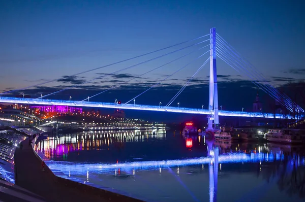 Tyumen Russia April 2020 Spring High Water Embankment Tyumen Evening — Stock Photo, Image